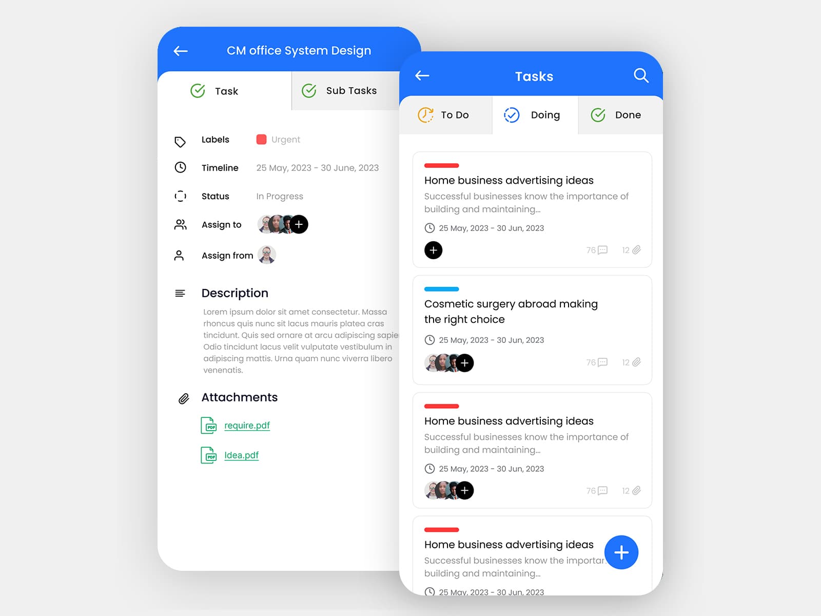 ESS — Tasks