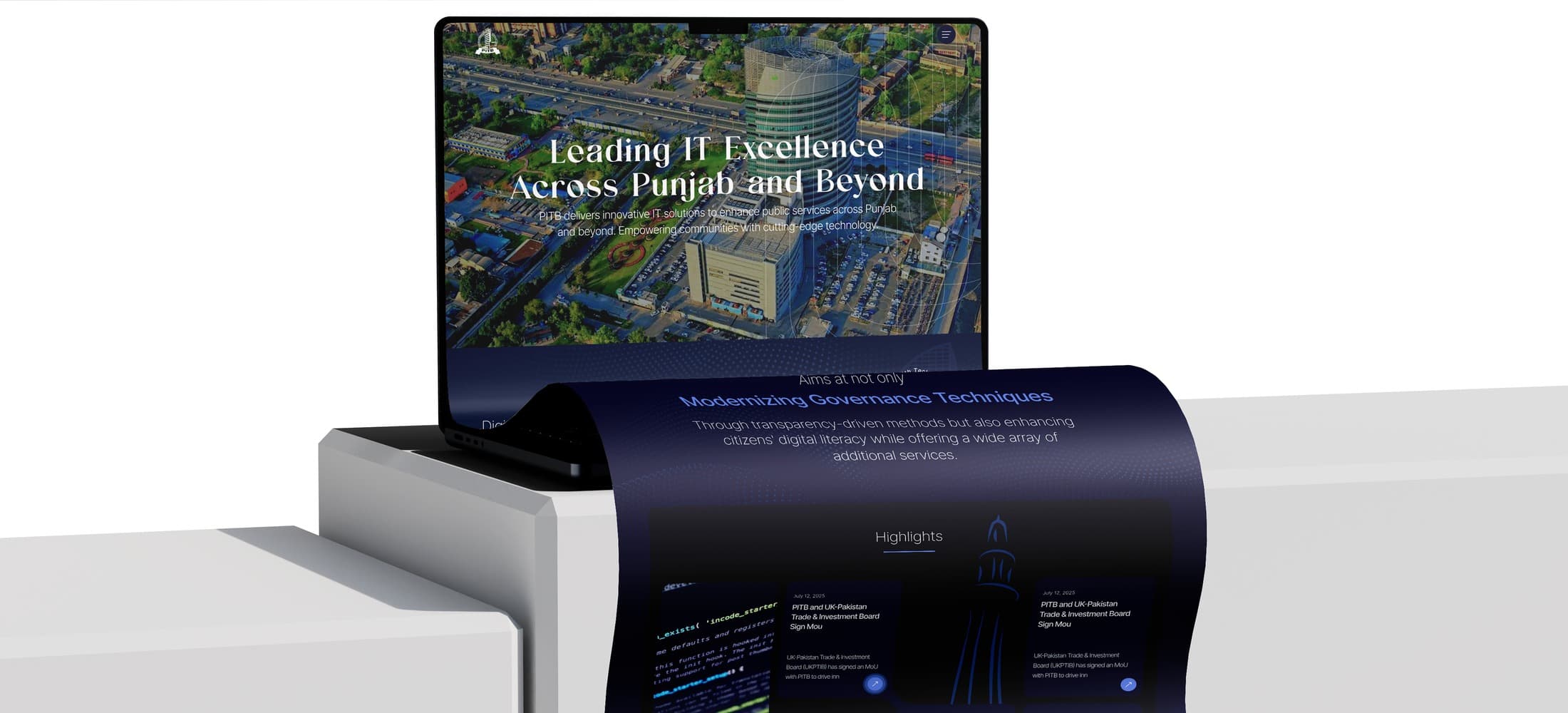 PITB Official — flagship web portal for Punjab's technology authority