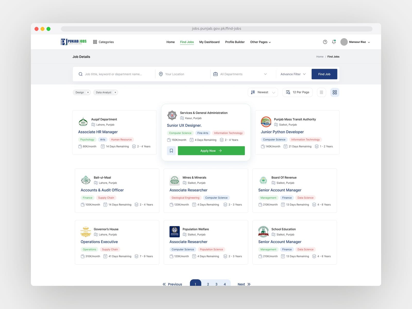 Find jobs — citizen search